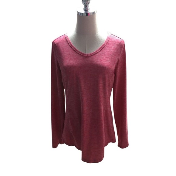 Duluth Top Women's Size Small Pink Long Sleeve Round Neck - Picture 1 of 5